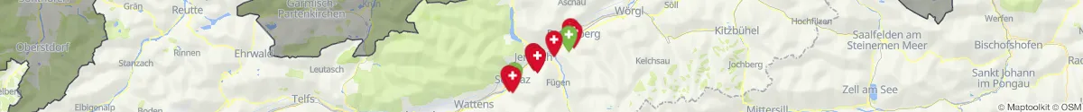 Kartenansicht für Apotheken-Notdienste in der Nähe von Achenkirch (Schwaz, Tirol)